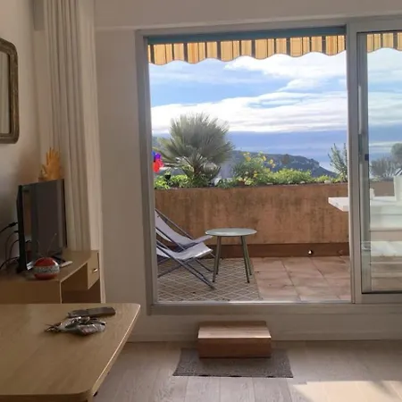 Studio Vue Mer La Turbie Exterior foto