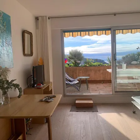 Studio Vue Mer La Turbie Exterior foto